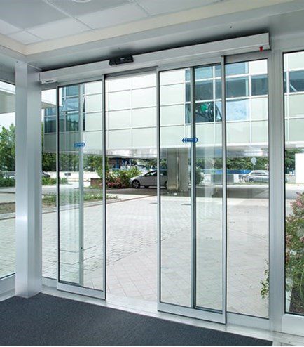 Automatic sliding doors